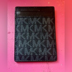 Michael Kors Monogram Jet Set Card Holder